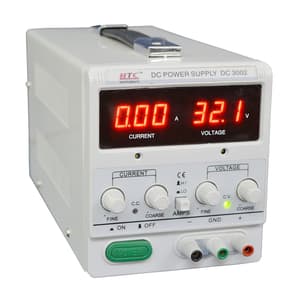 HTC 0 - 30V / 0 - 3A DC Regulated Linear Power Supply, DC-3003
