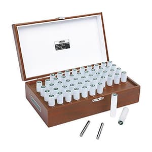 Insize 0.20 - 0.50 mm Dia. Pin Gage Sets (Pack of 31 Pcs), 4166-0D