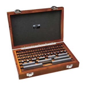 Insize 83 Pcs Steel Gage Block Set (Grade 2), 4100-283