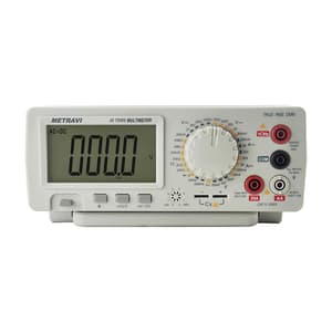 Metravi 1000 V DC Voltage Tester Bench Type Multimeter With LCD Display, 45 T-RMS