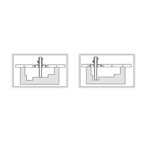 Insize 320 mm Extension Base For Depth Gauge, 6141-320
