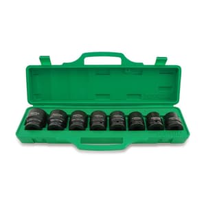 Toptul 8 Pcs 3/4 Inch Sq. Drive 6 Pt Flank Deep Impact Socket Set, GDAI0804
