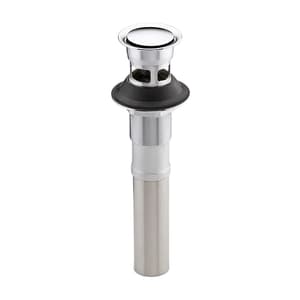 Kohler Complementary Clicker Drain with Overflow In Polished Chrome Finish, K-7124-A-CP