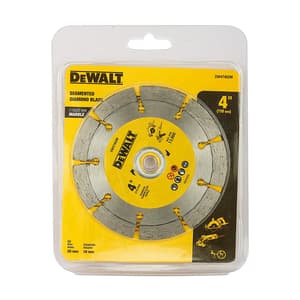 Dewalt 4 inch / 110 mm Segmented Diamond Marble Cutting Blade, DW47402G-IN