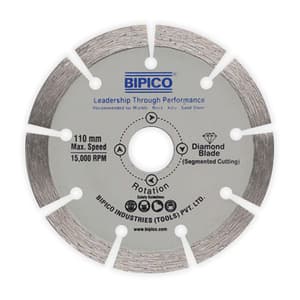 Bipico Segmented 4 inch - 110 mm Diamond Saw Blade (Marble Cutter)