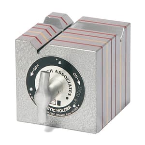Crystal 4 inch / 100 x 100 x 100 mm Magnetic 'V' Block With Two Vee, AA - 1938