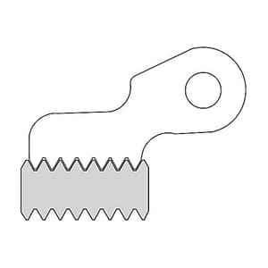 Insize 0.4 - 7 mm Pitch Gauge, 4820-552