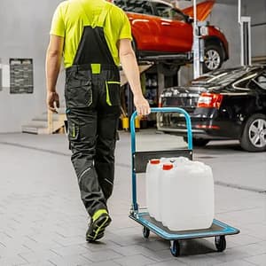 Hogert 730 x 470 mm Heavy Duty Hand Trolley, HT7G556