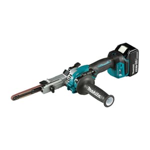 Makita 18V LXT BL 533 mm (21") Cordless Belt Sander with Rapid Charger & 2 Pcs 5.0Ah Batteries, DBS180RTJ