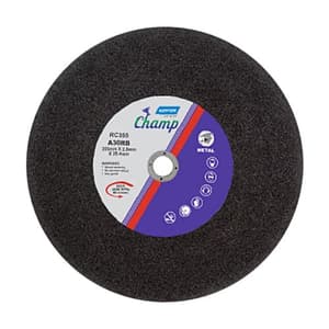 Norton Champ 355 x 3 x 25.4 mm Black Double Net Chopsaw Wheel (Pack Of 25 Pcs), RCR35