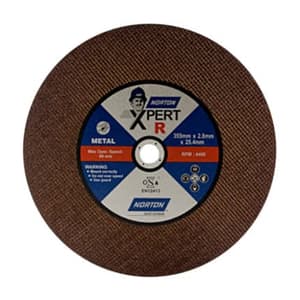 Norton Xpert 300 x 2 x 25.4 mm Black Double Net Chopsaw Wheel (Pack Of 30 Pcs), RX32R