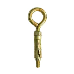 Pentagon 6 mm Close Eye Hook With Rawal Shell (Pack of 50 Pcs)