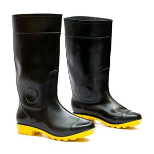 Hillson Century Yellow Dual Density PVC Rainwear Gumboots (15 inch Height)