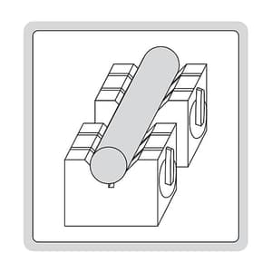 Insize 150 x 50 x 100 mm Magnetic V - Block Set (Pack of 2 Pcs), 6891-3