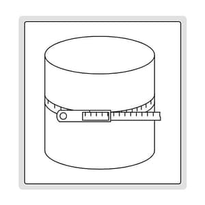 Insize 150 - 950 mm Circumference Meter (Economic Type), 7114-950