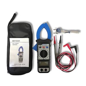 Metravi 3-5/6 Digit / 1000A Digital TRMS AC/DC Clamp Meter, DT-1350AT