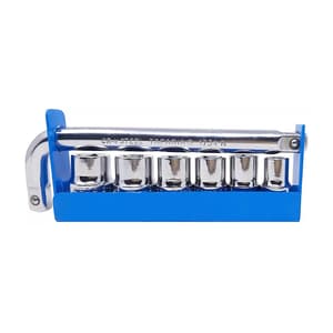 Taparia 7 Pcs 1/2 Inch Sq. Drive BiHexagonal Socket Set (6PT), S-31MXL