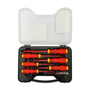 Stanley 7 Pcs VDE Screwdriver Set With Bonus Tester, STMT60175