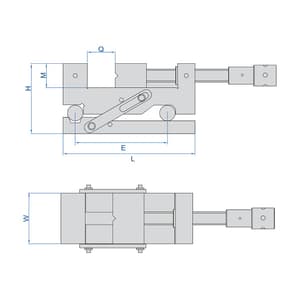 Insize 0 - 85 mm Precision Sine Vice, 6513-85