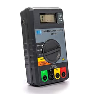 Motwane 3-1/2 Digit / 1999 Count Digital Earth Tester with Kit, DET-20