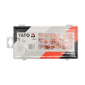 Yato Copper Washers Assortment, (Pack Of  150 Pcs) YT-06871