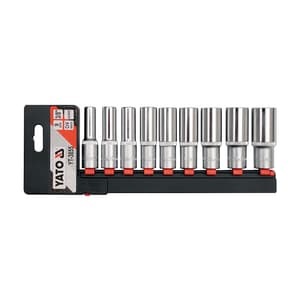 Yato 9 Pcs 3/8 Inch Sq. Drive Socket Set, YT-3855
