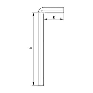 Yato 14 mm Long Hex Allen Keys, YT-5751