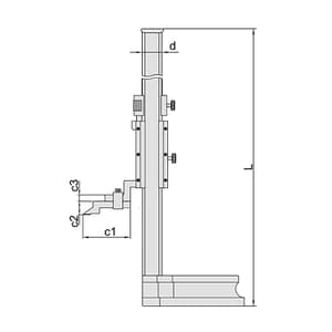 Insize 300 mm Vernier Height Gauge (Basic Type), 1251-300