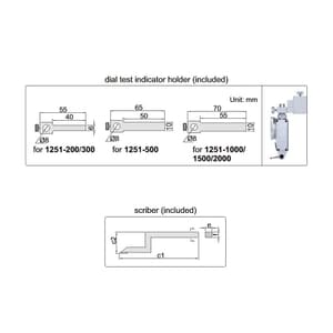 Insize 300 mm Vernier Height Gauge (Basic Type), 1251-300