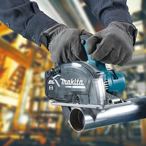 Makita 18V LXT BL 150 mm (5-7/8") Cordless Metal Cutter with Electric Brake, Soft Start & Dual LED Lights (Bare Tool), DCS553Z