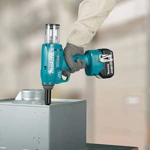 Makita 18V LXT BL 25 mm (1") Cordless Rivet Gun with Rapid Charger & 2 Pcs 3.0Ah Batteries, DRV150RFE