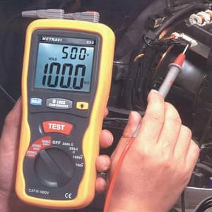 Metravi 0.1mOhm - 40 Ohm /  AC/DC Current Tester Milli Ohms Meter With Kelvin (4-Wire System), 52C