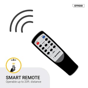 Atomberg Efficio 1200 mm Energy Efficient Ceiling Fan With BLDC Motor & Remote (White)