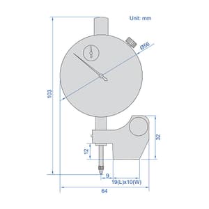 Insize 0 to ±2 mm Digital Height Gauge, 2147-21