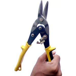 Taparia 255 mm / 10 inch Aviation Tin Cutter with Spring (Straight Nose), ATS 10