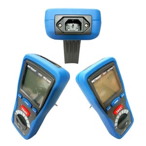 Metravi 3 Digits / 1000mA Current Rating Digital ELCB / RCCB Tester, 1813