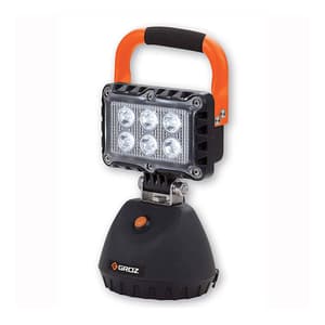 Groz 18W LED Rechargeable Work Light With Heavy Duty Magnetic Base (Multimode), LED/621