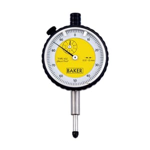 Baker 25 mm Mechanical Plunger Type Dial Gauge (Model 56), K06A