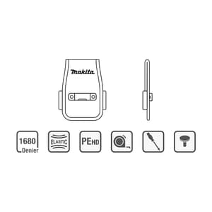 Makita 110 mm Length Universal Clip Holder, E-15316