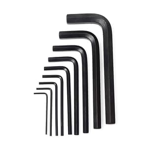 Venus 9 Pcs (1/16 inch - 3/8 inch) Hex Allen Key Set (Black Finish), VAK-403