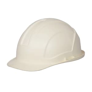 Black+Decker Heat & Cold Resistant Safety Helmet With Adjustable Headband & Cradle With Ratchet Type Adjustment (White), BXHP0226IN