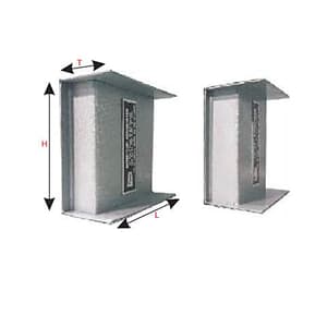 Crystal 125 x 125 x 60 mm Magnetic Sheet Separator Floater, AA-2216
