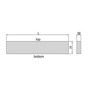 Insize 150 mm Parallel Set (14 Pairs), 6533-144