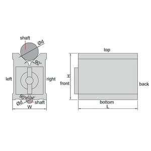 Insize 120 x 70 x 95 mm Magnetic 'V' Block (Not Hardend), 6801-1203