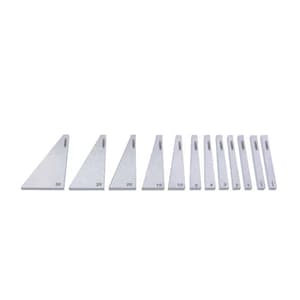 Insize Angle Plate Set (Pack of 10 Pcs), 4006-10