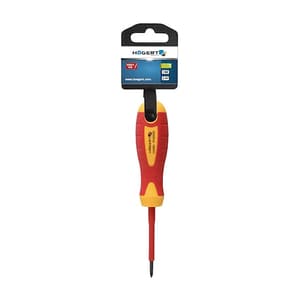 Hogert PH0 x 60 mm Blade Length Insulated Phillips Screwdriver (VDE), HT1S920