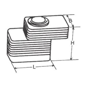 Apex 50 mm Adjustable Height Plate, 910-250