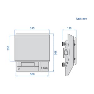 Insize 10 Kg Industrial Electronic Balance (Basic Type), 8306-10A