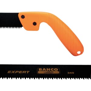 Bahco 300 mm / 12 Inch Toothed Handheld Pruning Saws With Low Friction Blade, 349