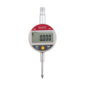 Baker 25 mm / 1.0 inch IP67 Waterproof Plunger Type Digital Dial Gauge (Swiss Technology), W2
